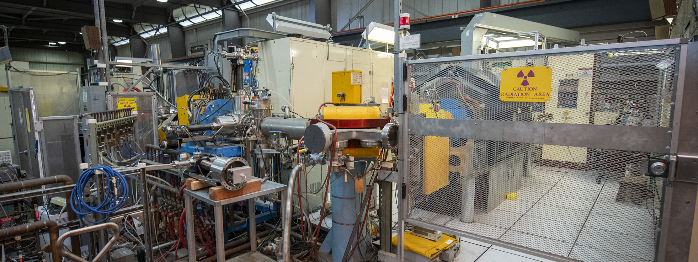 The AECR and VENUS ion source area on the Vault roof at the 88 Inch Cyclotron, located in Building 88 at Lawrence Berkeley National Laboratory (Berkeley Lab), photographed 09/19/2023.